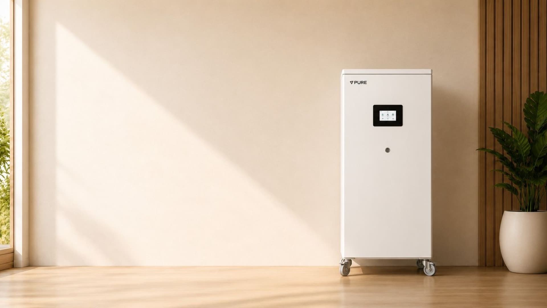 PuREPower battery storage installed at a residence